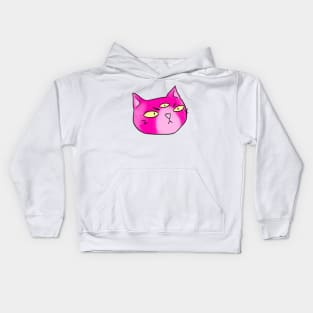 Third Eye Alien Cat Kids Hoodie